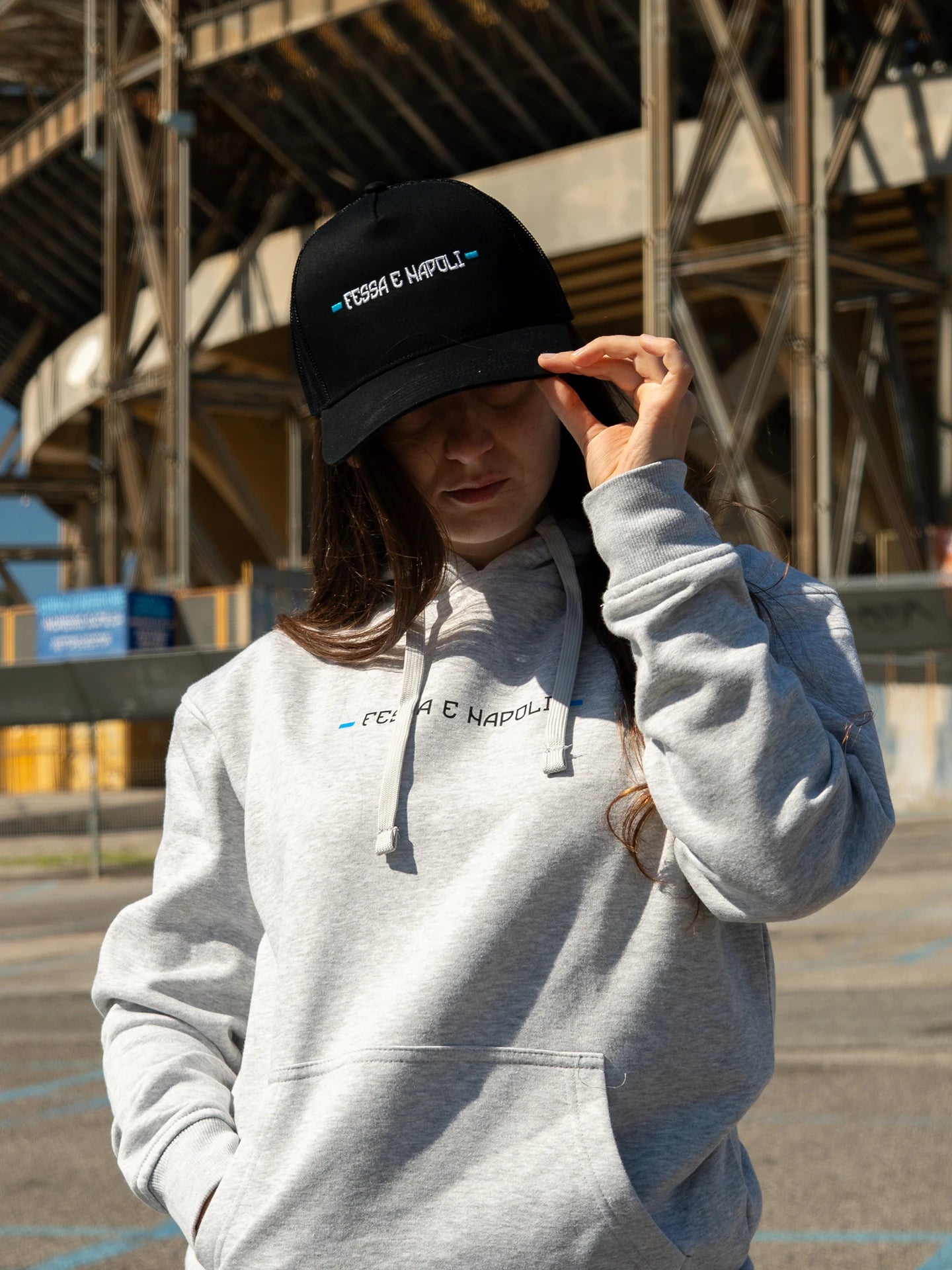 Cappello a rete trucker